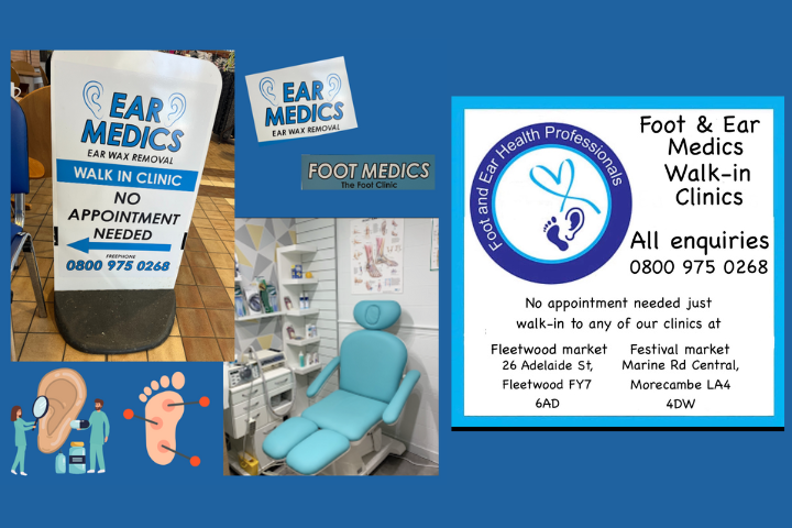 Foot and medic logo